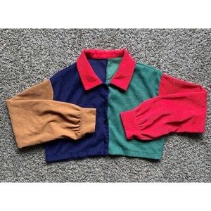 Multi Colored Button Up